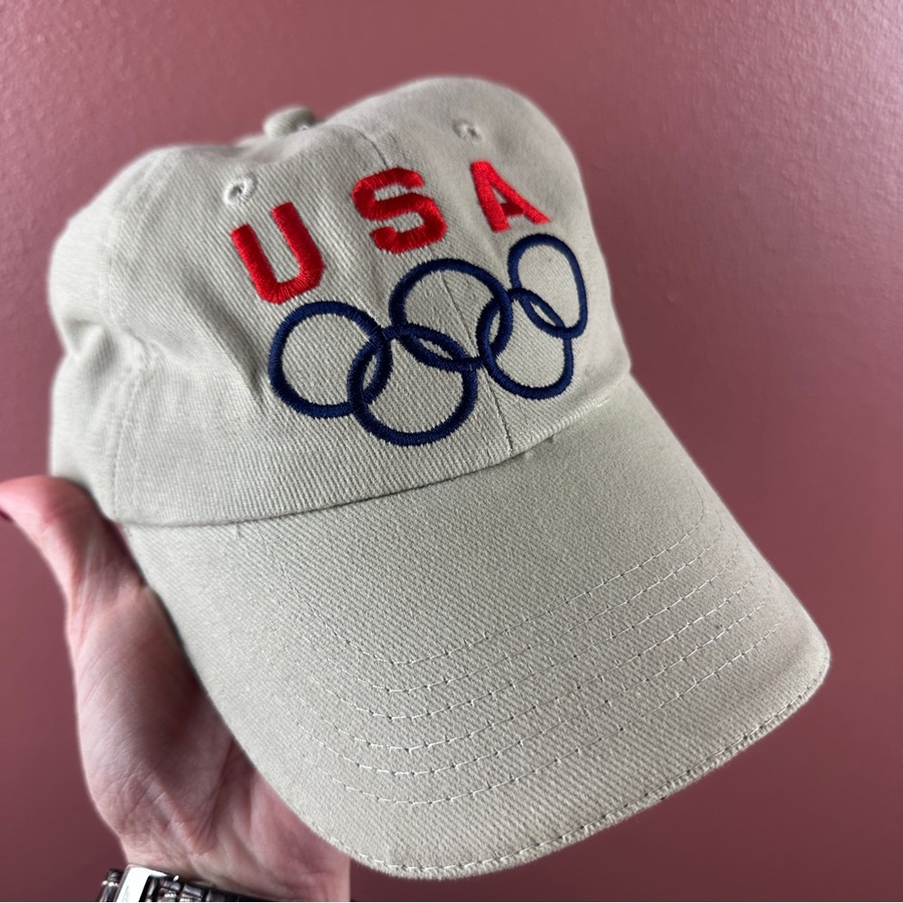 USA Olympic Team Hat Tan
Adjustable Cap US Flag On Back Mat Hat Brand Vintage - Picture 8 of 8